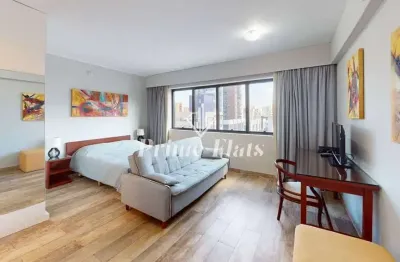 Flat disponível para locação no meliá ibirapuera, com 26m², 1 dormitório e 1 vaga
