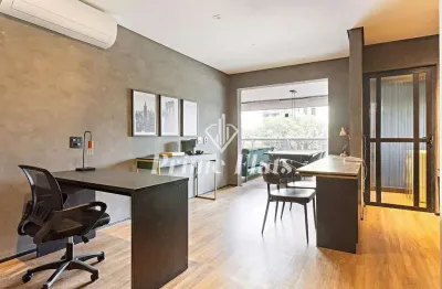 Flat disponível para locação no horizonte jk residencial na vila nova conceição, com 62m², 1 dormitório e 1 vaga