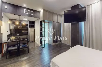 Flat disponível para locação no wyndham garden convention nortel, com 36m², 1 dormitório e 1 vaga