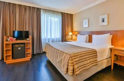 Flat disponível para venda no park inn by radisson berrini no brooklin novo, com 28m², 1 dormitório e 1 vaga de garagem