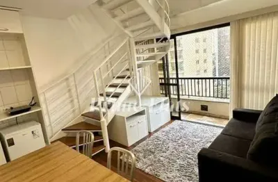 Flat disponível para locação no the loft jardins, com 45m², 1 dormitório e 1 vaga de garagem