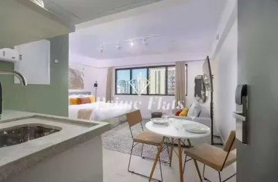 Flat disponível para locação no meliá ibirapuera, com 26m², 1 dormitório e 1 vaga