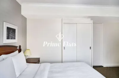 Flat disponível para venda no marriott executive apartments são paulo, com 43m², 1 dormitório e 1 vaga