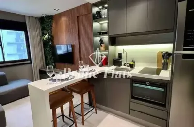 Flat disponível para locação no the world na vila olímpia, com 30m², 1 dormitório e 1 vaga