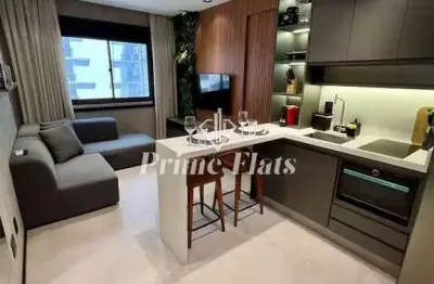 Flat disponível para locação no the world na vila olímpia, com 30m², 1 dormitório e 1 vaga