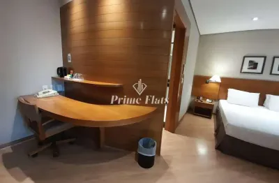Flat disponível para venda no transamérica excutive paulista, com 33m², 1 dormitório e 1 vaga de garagem