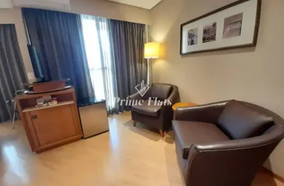 Flat disponível para venda no transamérica excutive paulista, com 33m², 1 dormitório e 1 vaga de garagem