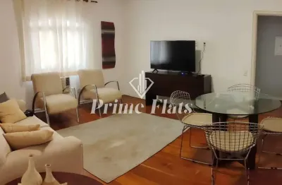 Flat disponível para venda no condomínio do edifício flat service augusta com 81m², 2 dormitórios e 1 vaga de garagem