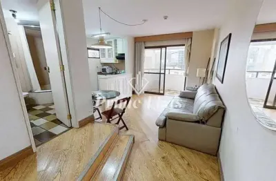 Flat disponível para locação no hotel paulista wall street na bela vista, com 55m², 1 dormitório e 1 vaga de garagem
