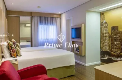 Flat disponível para venda no mercure são paulo nações unidas, com 27m², 1 dormitório e 1 vaga de garagem