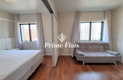 Flat disponível para locação no bristol the time hotel, com 1 dormitório e 1 vaga de garagem