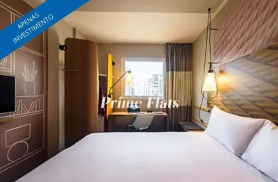 Flat disponível para venda no ibis ibirapuera na vila nova conceição, com 16m², 1 dormitório e 1 vaga de garagem