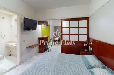 Flat disponível para venda no champs elysees, com 25m², 1 dormitório e 1 vaga
