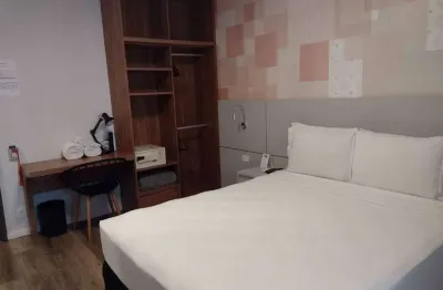 Flat disponível para venda no hotel intercity interative jardins, com 23m², 1 dormitório e 1 vaga