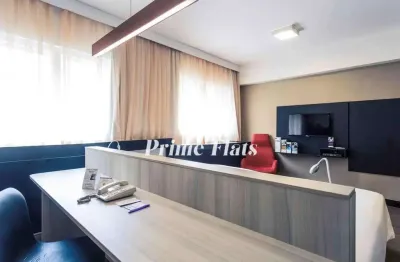 Flat disponível para venda no mercure são paulo bela vista, com 28m², 1 dormitório e 1 vaga de garagem