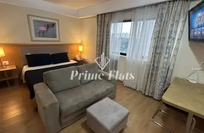 Flat disponível para venda no hotel bienal suítes, com 28m², 1 dormitório e 1 vaga