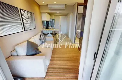 Flat disponível para locação no vhouse faria lima, com 36m², 1 dormitório e 1 vaga