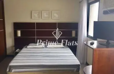 Flat disponível no transamérica executive chácara santo antônio, com 28m², 1 dormitório e  1 vaga