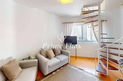 Flat disponível para locação no condomínio palazzo gritti, com 45m², 1 dormitório e 1 vaga de garagem