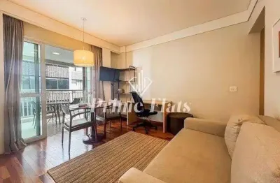 Flat disponível para locação no estanconfor villa olímpia, com 42m², 1 dormitório e 1 vaga
