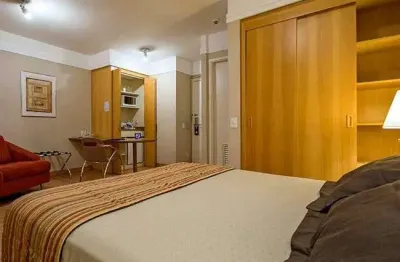 Flat disponível para venda no transamérica executive bela cintra no jardim paulista, com 30m², 1 dormitório e 1 vaga