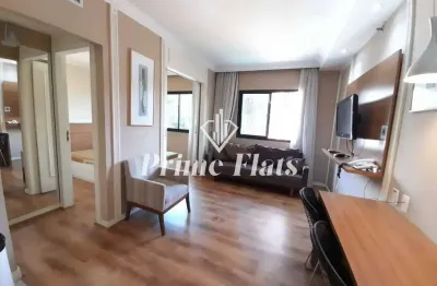 Flat disponível para locação no the universe paulista, com 30m², 1 dormitório e 1 vaga de garagem