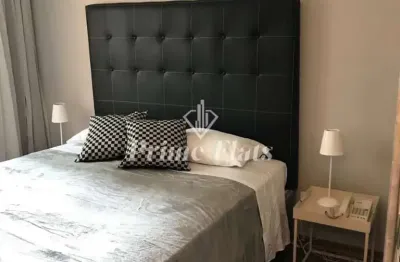 Flat disponível para locação no sol alphaville hotel & residence, com 30m², 1 dormitório e 1 vaga