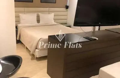 Flat disponível para locação no staybridge suítes são paulo, com 38m², 1 dormitório e 1 vaga