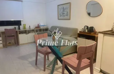 Flat disponível para locação no ninety hotel, com 33m², 1 dormitório e 1 vaga