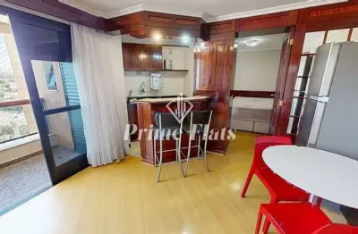Flat disponível para locação no transamérica classic higienópolis, com 40m², 1 dormitório e 1 vaga