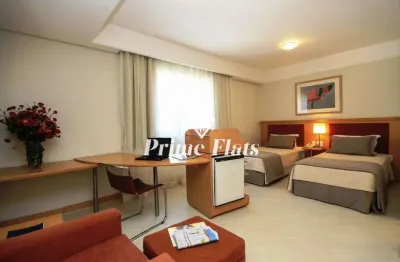 Flat disponível para venda no hotel bienal suítes, com 28m², 1 dormitório e 1 vaga de garagem