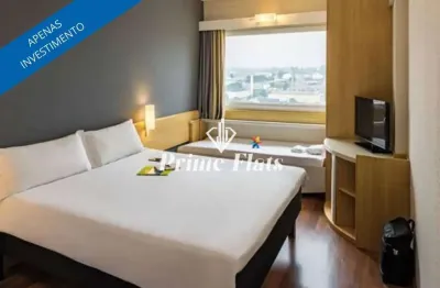 Flat disponível para venda no hotel íbis tamboré, com 14m², 1 dormitório e 1 vaga