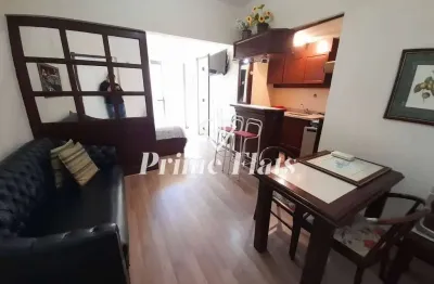 Flat disponível para locação no Champs Elysees, com 32m², 1 dormitório e 1 vaga