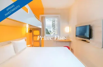 Flat disponível para venda no Íbis Budget São Caetano, com 13m², 1 dormitório e 1 vaga