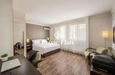 Flat disponível para venda no Hotel Intercity Nações Unidas na Chácara Santo Antônio, com 26m², 1 dormitório e 1 vaga