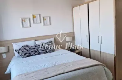 Flat disponível para locação no Comfort Suites Alphaville, com 30m², 1 dormitório e 1 vaga de garagem