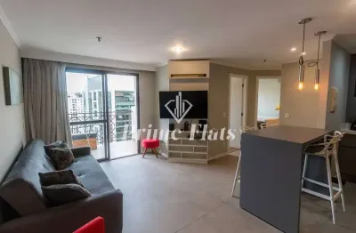 Flat disponível para venda no Quality Suítes Long Stay Vila Olímpia, com 48m², 2 dormitórios e 1 vaga