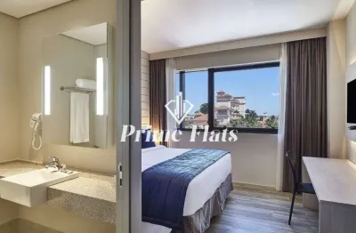 Flat disponível para venda no Hotel Contemporaneo, com 19,35m², 1 dormitório e 1 vaga