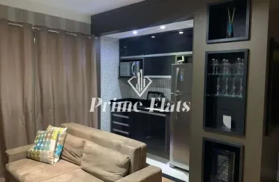 Flat disponível para locação no gran estanconfor veranda berrini, com 40m², 1 dormitório e 1 vaga