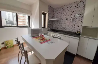 Flat disponível para locação no The Plazza Residence Flat, com 37m², 1 dormitório e 1 vaga de garagem