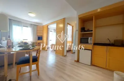 Flat disponível para locação no green place ibirapuera, com 35m², 1 dormitório e 1 vaga