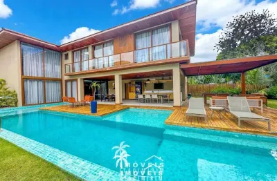 Casa à venda 7 suítes em praia do forte condomínio alto padrão