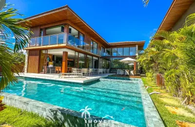 Casa à venda 5 suítes em praia do forte no condomínio piscinas naturais altíssimo padrão