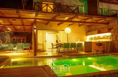 Casa à venda em condomínio em praia do forte 3 suítes