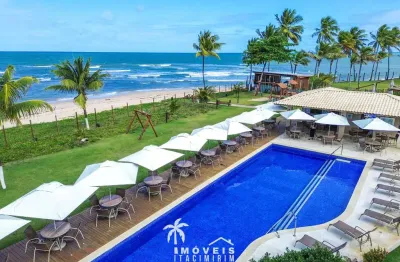 Apartamento à venda 3 suítes superior pé na areia vista mar - itacimirim