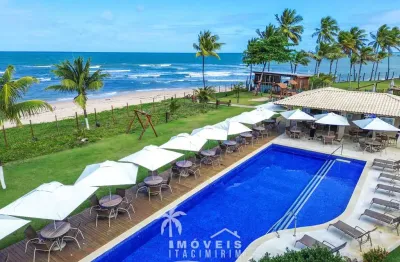 Apartamento à venda 3 suítes superior pé na areia vista mar - itacimirim