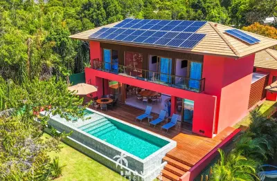 Casa à venda 5 suítes alto padrão em condomínio acesso à praia em praia do forte