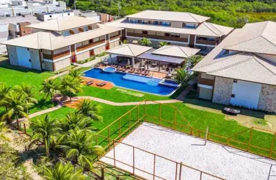 Apartamento térreo 3 suítes pé na areia em itacimirim