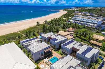 Apartamento 3 suítes térreo condomínio pé na areia alto padrão em itacimirim