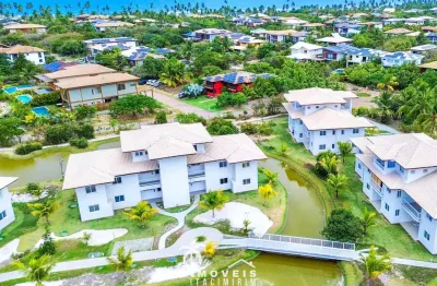 Apartamento térreo 3/4 condomínio piscinas naturais em praia do forte